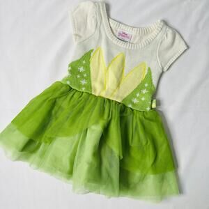 Disney Princess Dress Up Princess & The Frog Tianna Tulle Dress Sz 12 mo